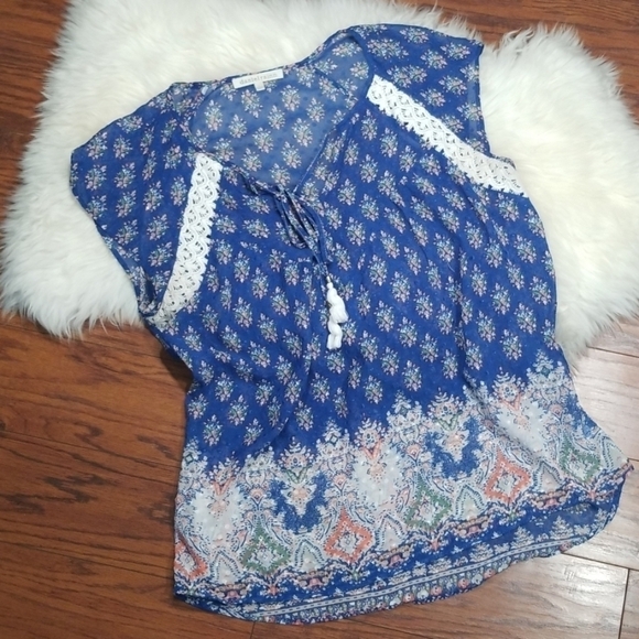 Daniel Rainn Tops - Daniel Rainn Boho Blouse